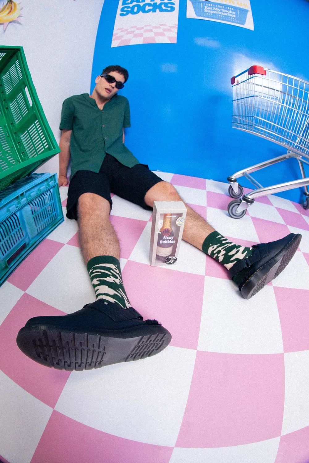 Eat My Socks Fizzy Bubbles sokker 1 par brus