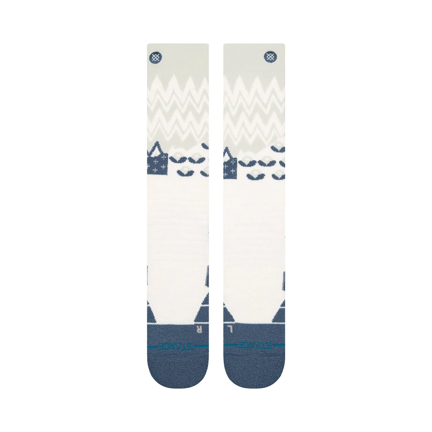 Stance Alpine Mid Poly Skistrømper Pale Blue