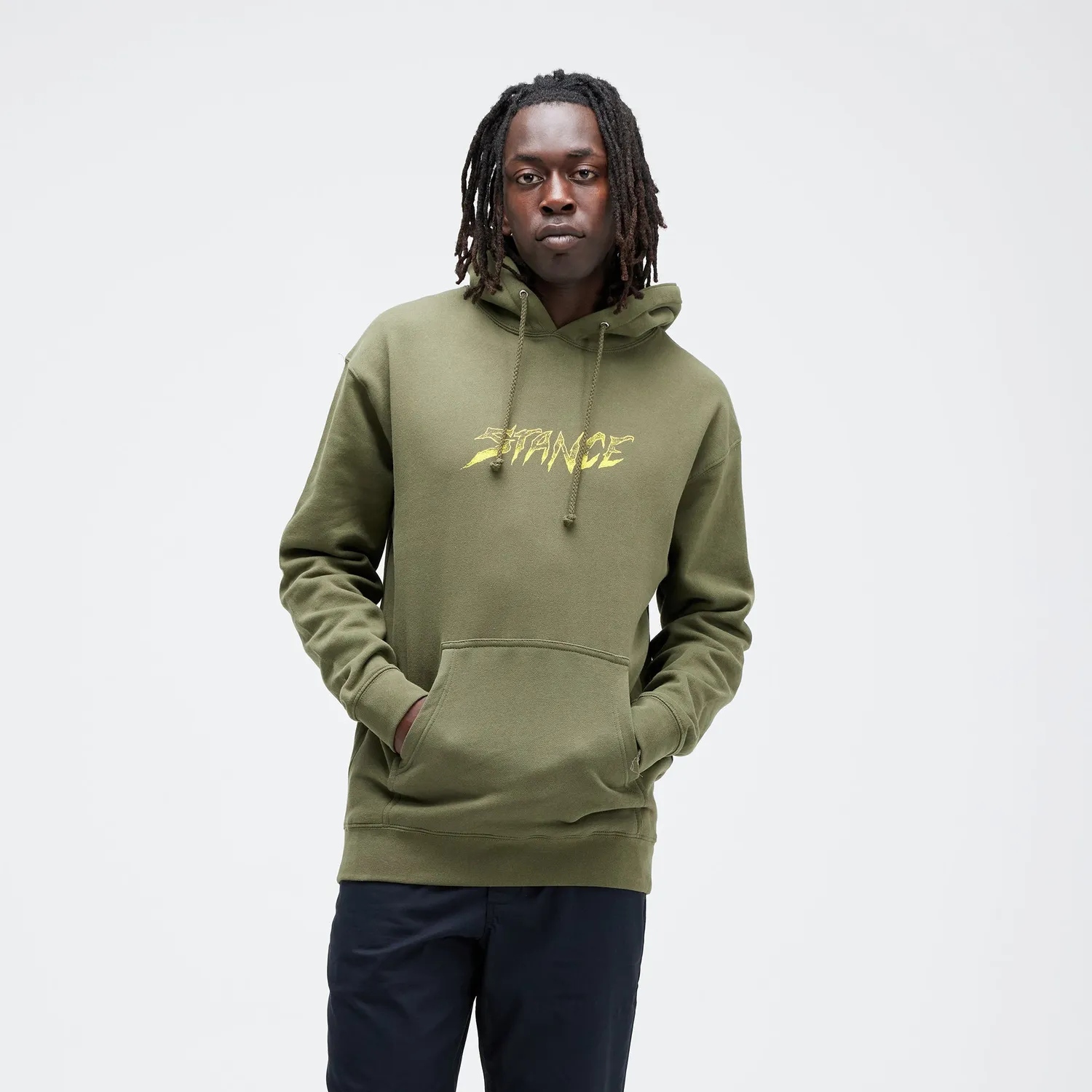 Stance Palm Slayer hoodie army camo – mellemvægt
