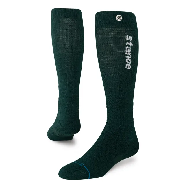Stance Speed Mid Poly snow sokker Pine kompression
