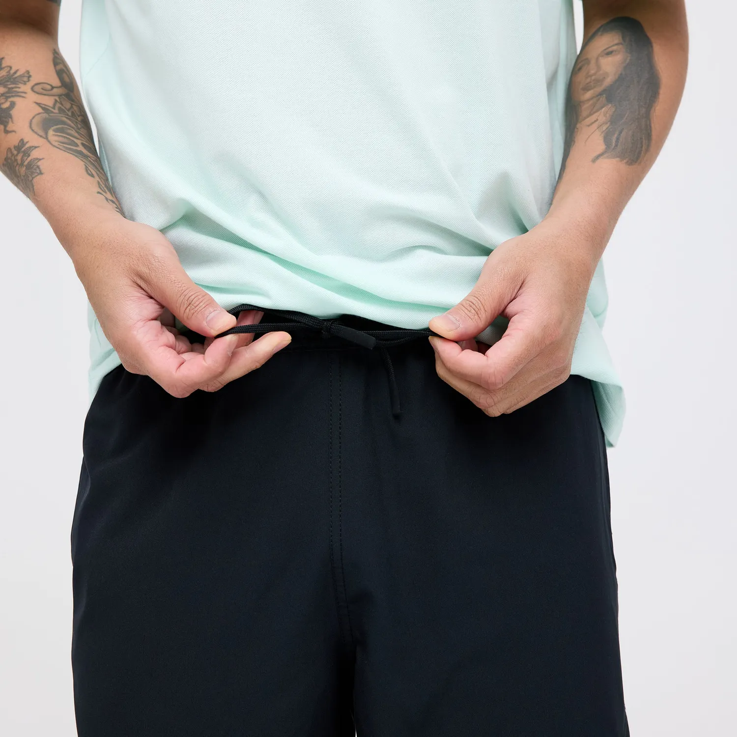 Stance Strike Run løbeshorts sort 5 tommer uden foer