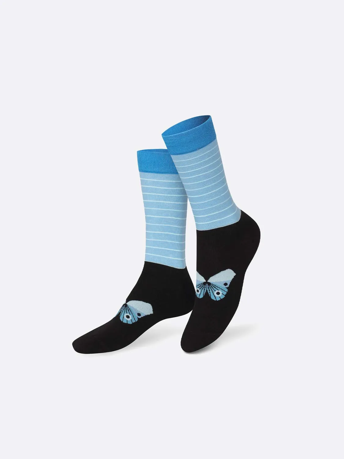 Eat My Socks Tropical Butterfly sokker 1 par blå