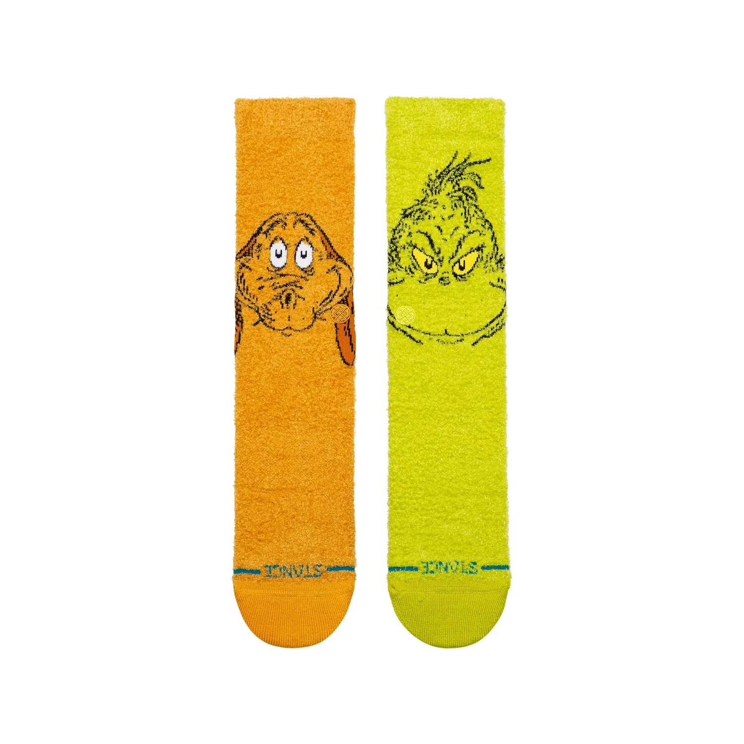 Stance Grinch and Max Crew strømper grøn – jul