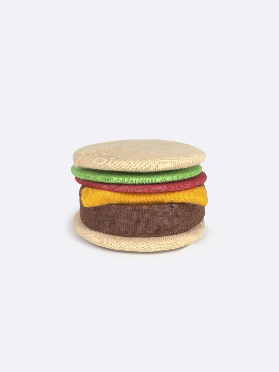 Eat My Socks Cheeseburger sjove strømper