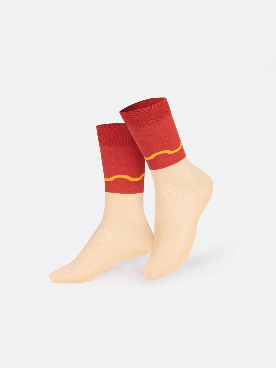 Eat My Socks Hot Dog børnestrømper bomuld