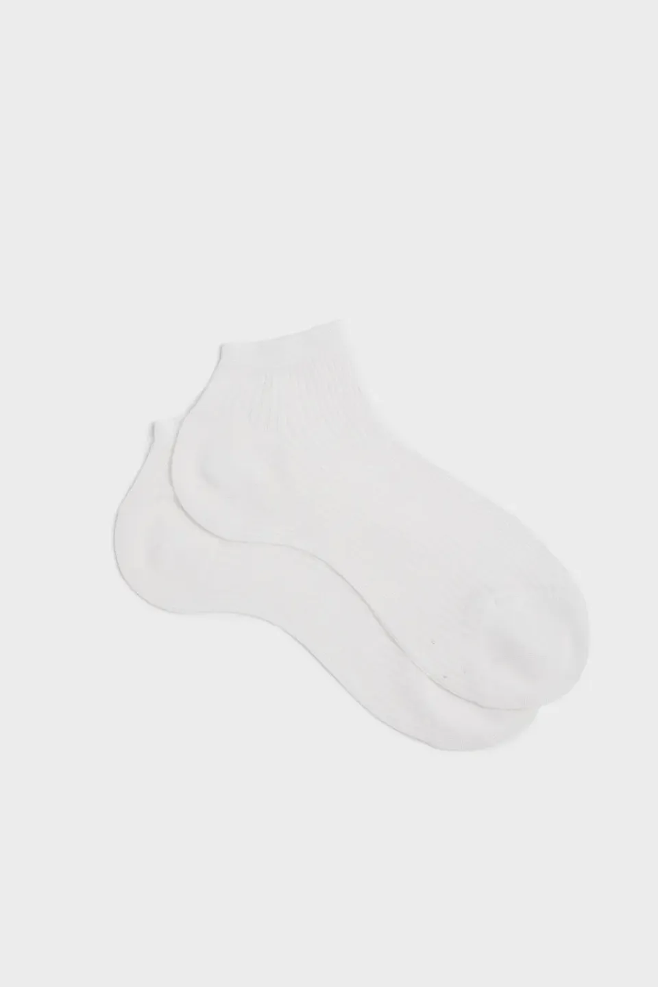 Bresciani Sofia damesokker off white bomuld
