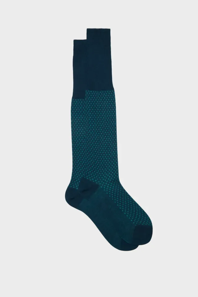 Bresciani Essentials Ferdinando strømper blå bomuld