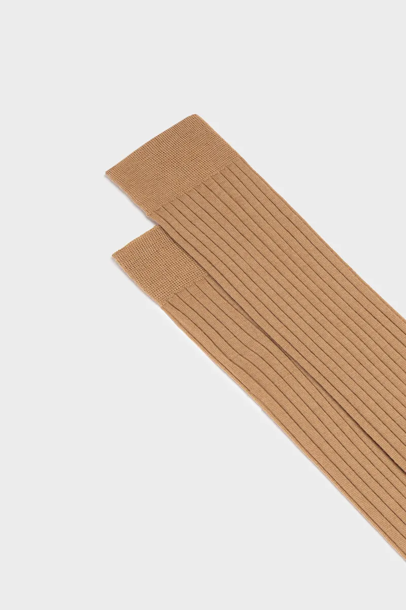 Bresciani Cristina knæstrømper uld sand