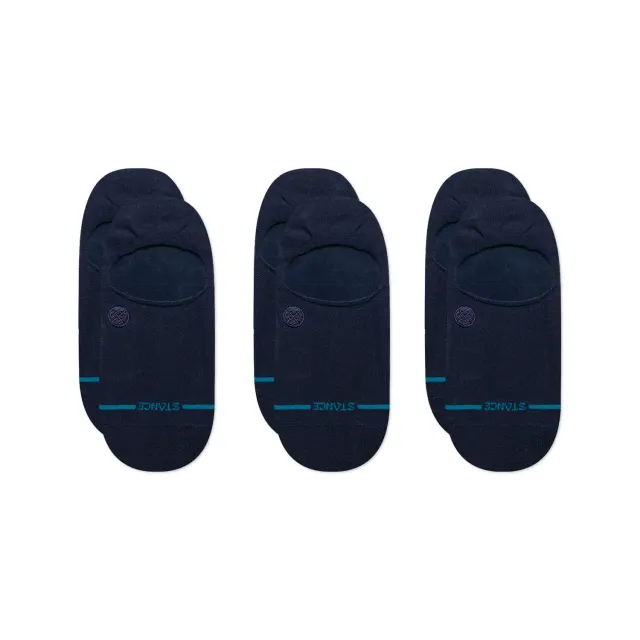 Stance Icon no show sokker Dark Navy 3-pak lav