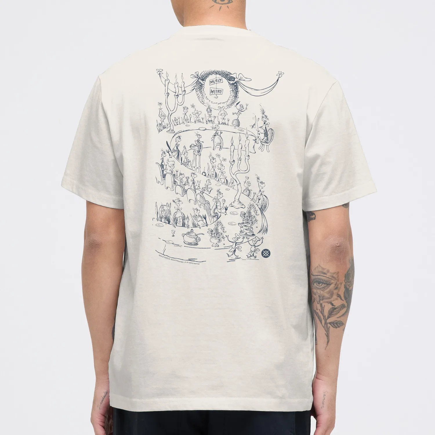 Stance Grinch Merry Merry t-shirt canvas bomuld
