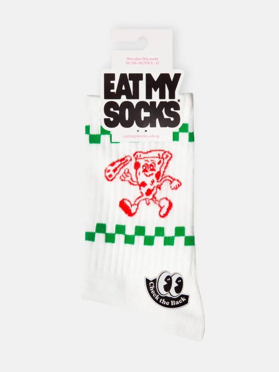 Eat My Socks Pizza sokker flat-pack