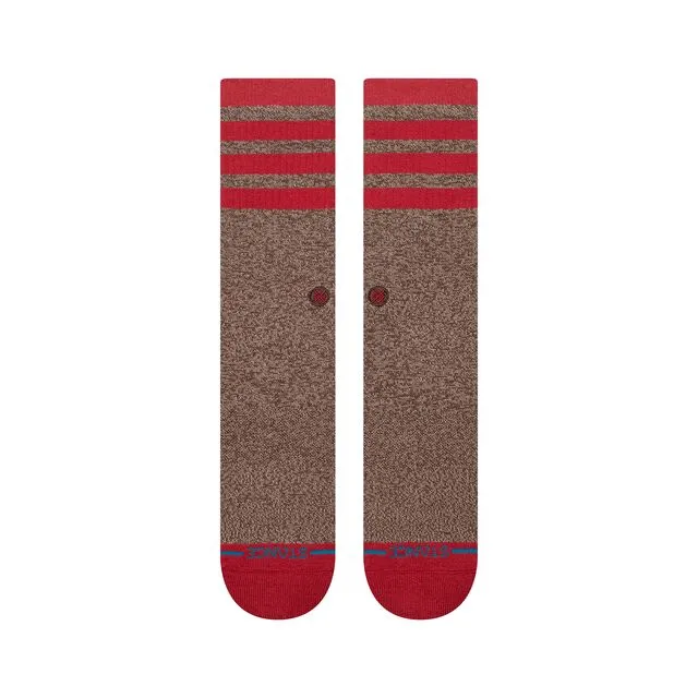 Stance Sock Monkey crew strømper brun medium