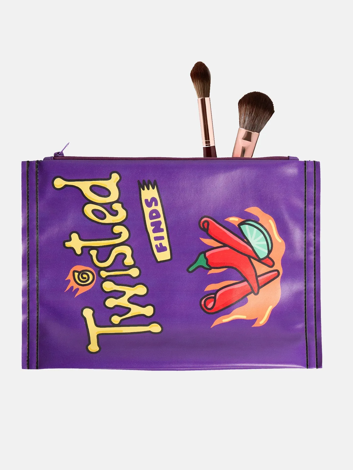 Eat My Socks Twisted Finds pouch bag
