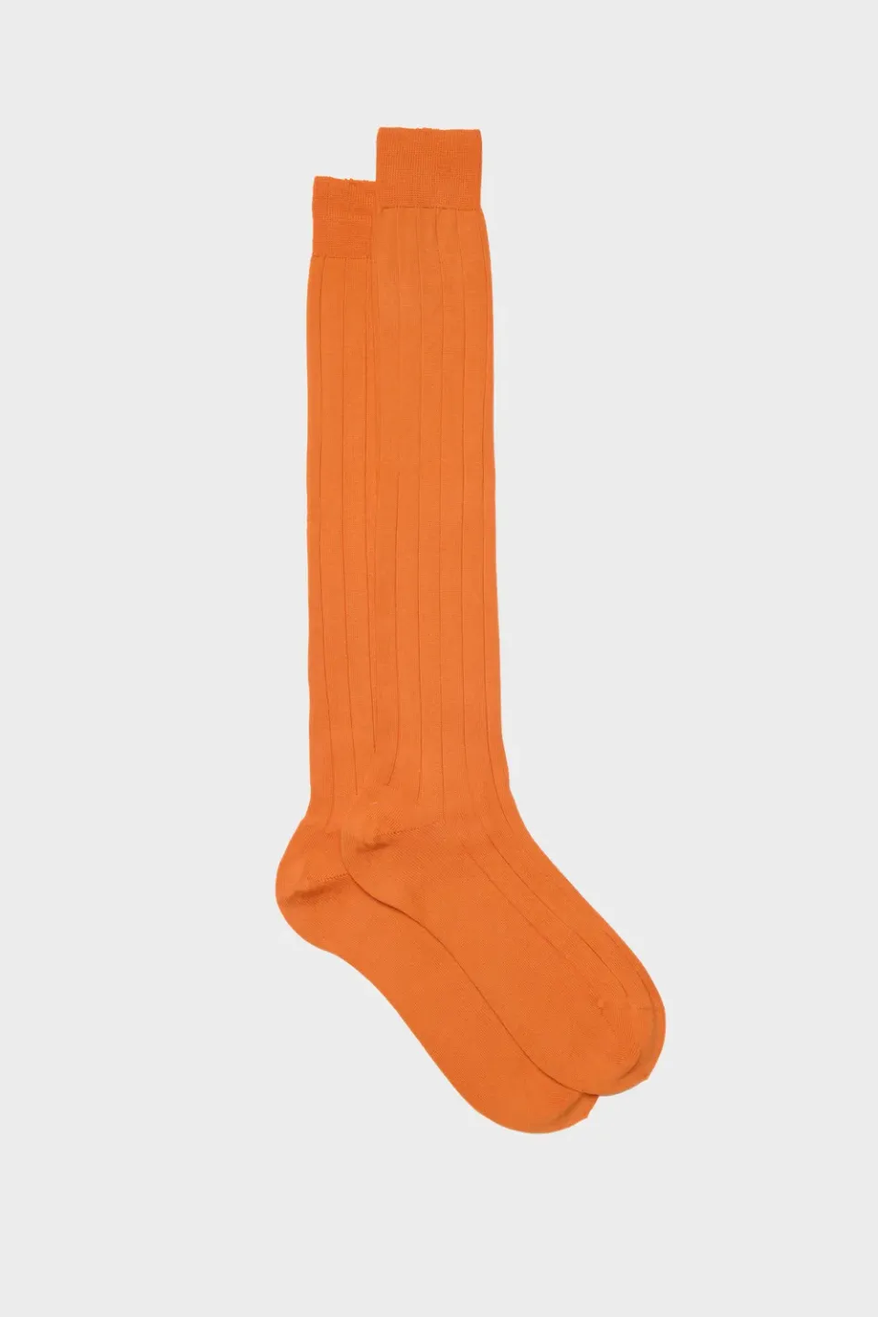 Bresciani Massimo sokker orange Pima bomuld