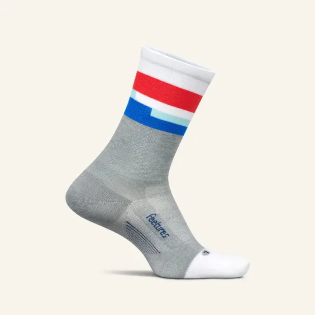 Feetures Elite Ultra Light Mini Crew løbestrømper Mission Gray tynd