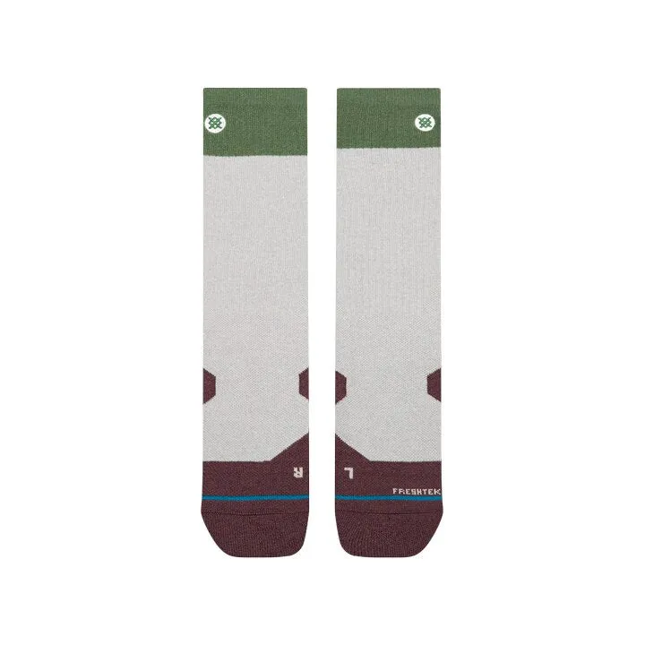 Stance Tri Block hike strømper grå crew uld