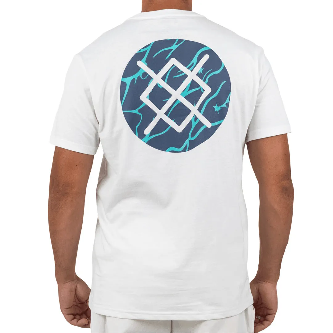 Stance Badge Tee t-shirt hvid 100% bomuld