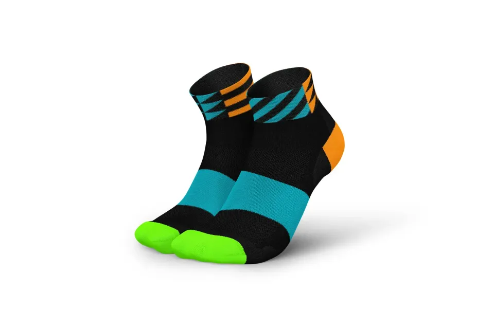 Incylence Ultralight Elements Short løbestrømper sort cyan