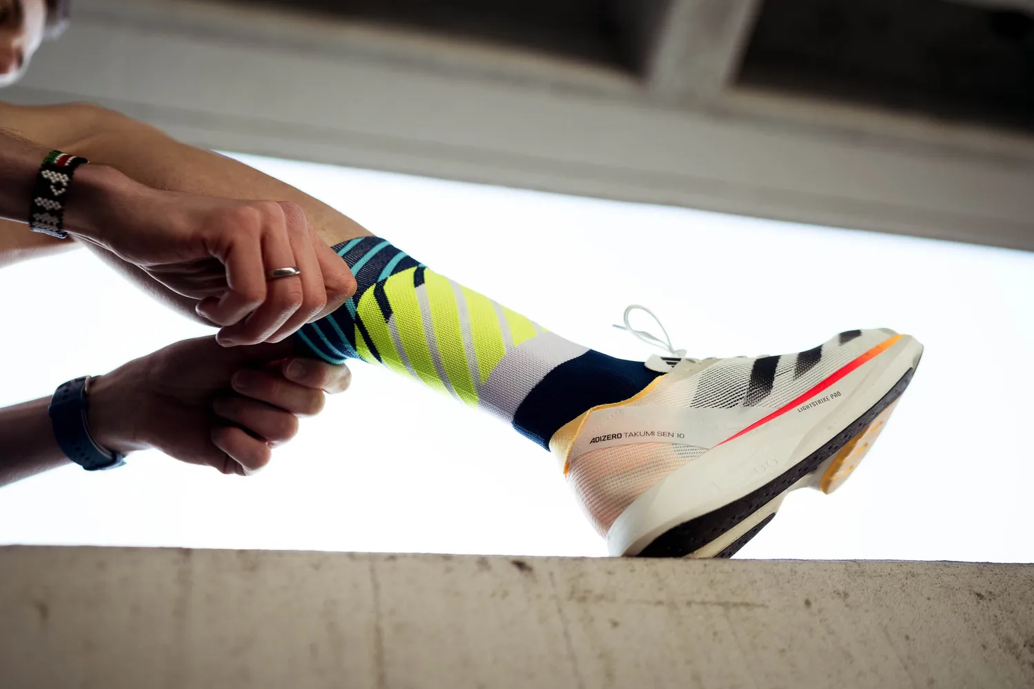 Incylence Running Diagonals løbestrømper navy 1 par åndbar