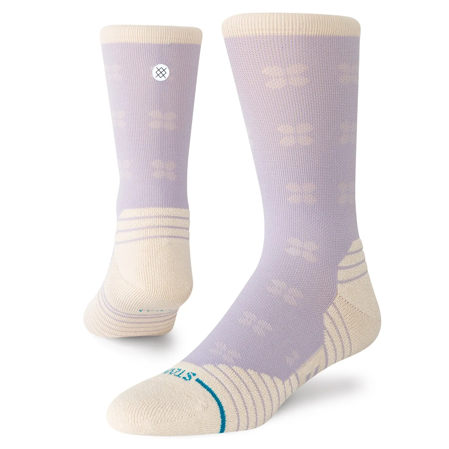Stance Latta Mid Crew strømper lilla medium