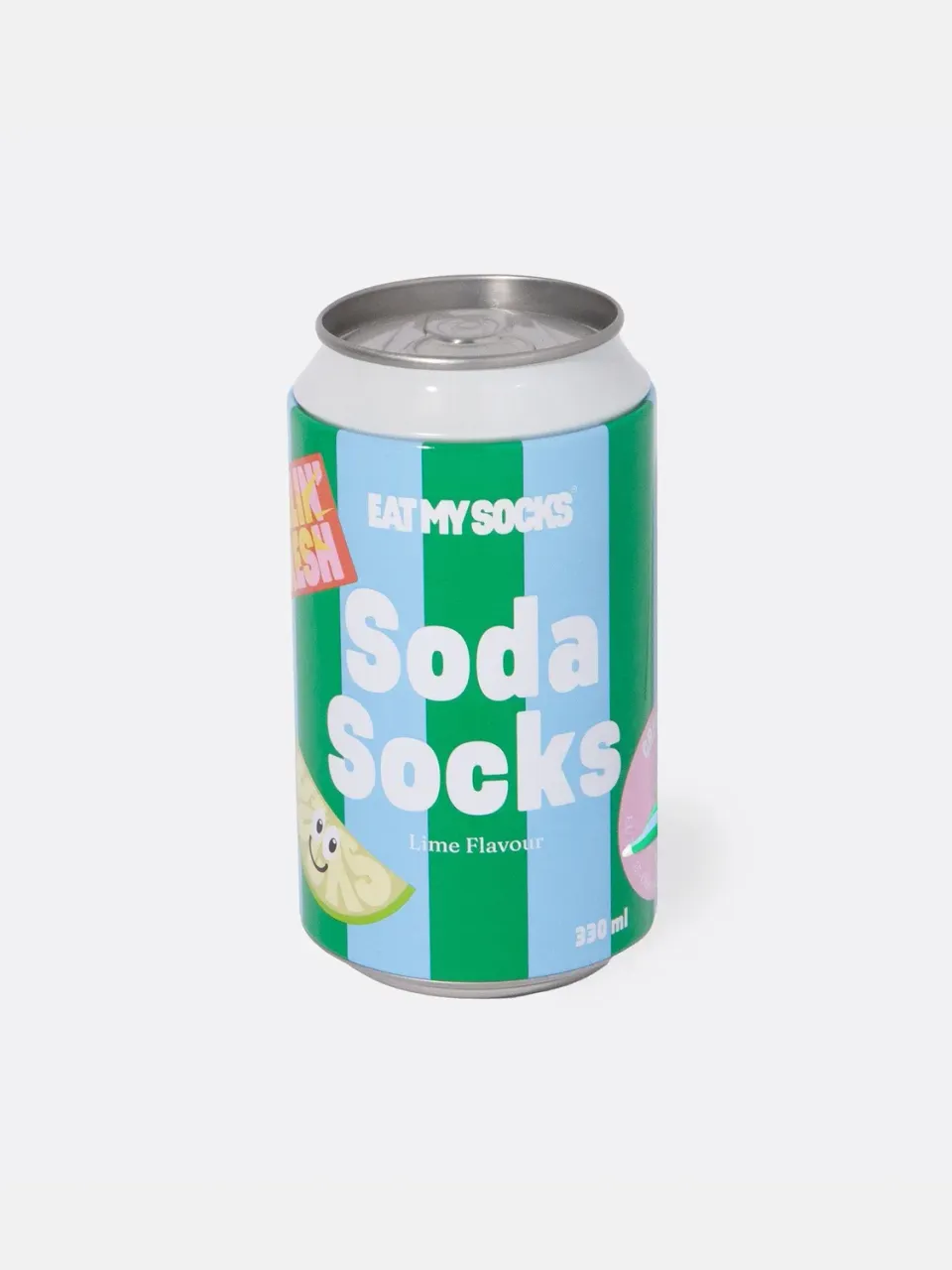 Eat My Socks Soda Socks Lime sokker 1 par