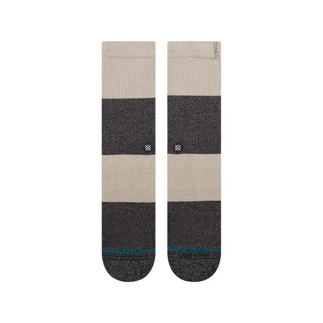 Stance Twist Stripe crewsokker grå medium støtte