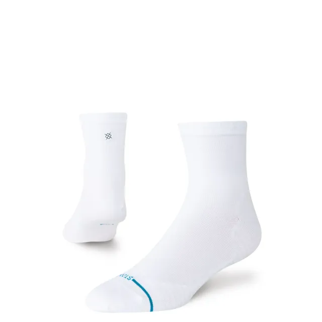 Stance Solid Ultra Light Quarter løbestrømper hvid