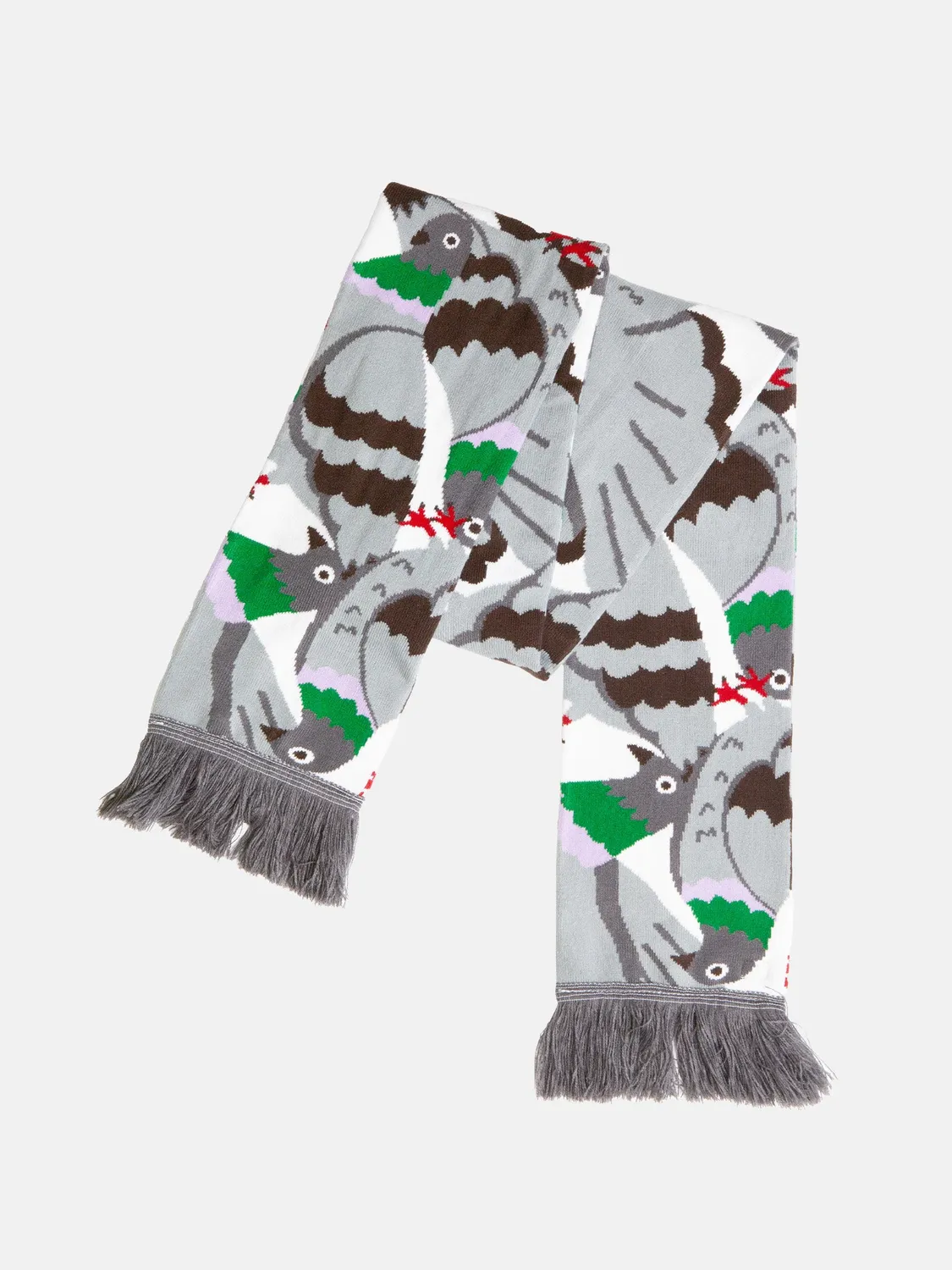 Eat My Socks Pigeon Scarf tørklæde due