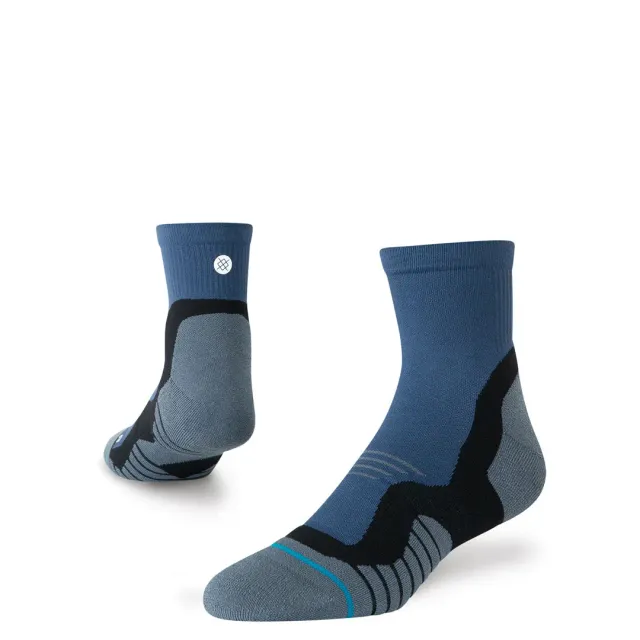 Stance Pace Light Quarter løbestrømper Turbulence – let polstring