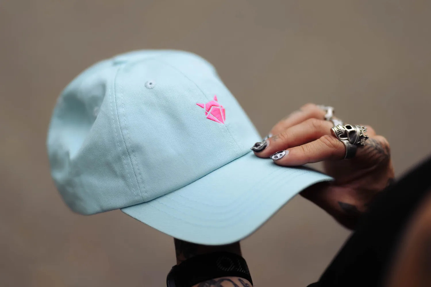 Incylence Base Cap V1 kasket aqua bomuld one size