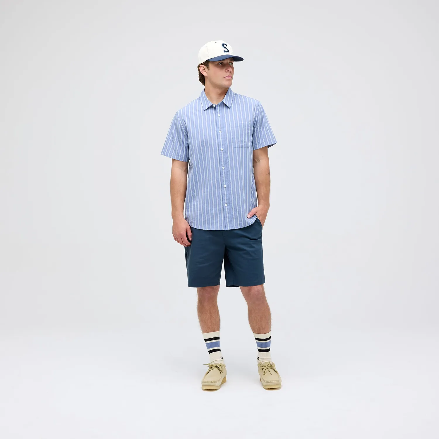 Stance Compound Chino shorts navy med stretch