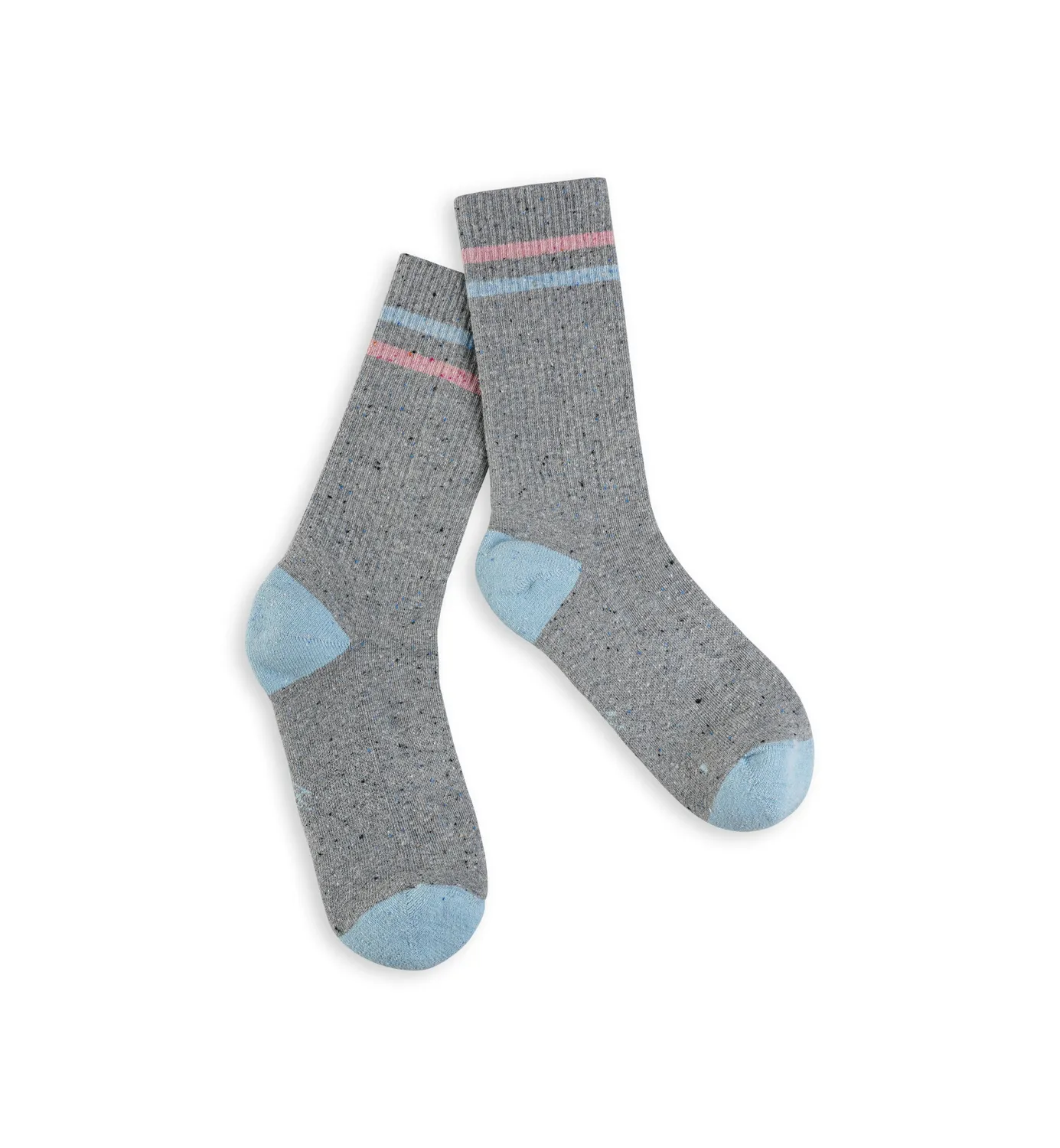 Incylence Lifestyle One Grey Blue hverdagssokker bomuld silke