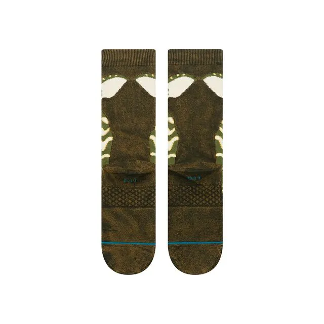 Stance Stripe Gremlins crew sokker mørkegrøn