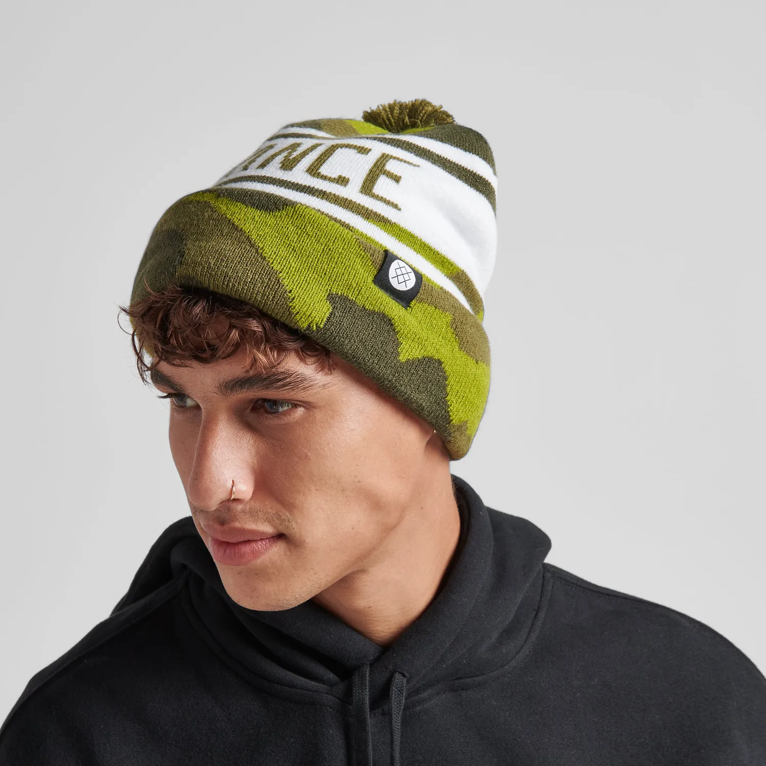 Stance OG Pom beanie hue camo blød akrylstrik