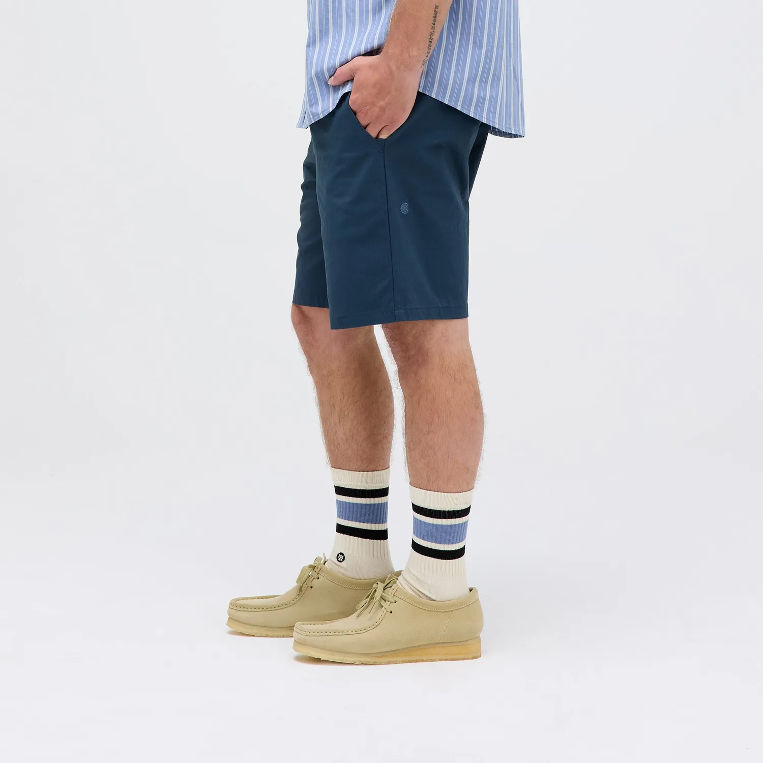 Stance Compound Chino shorts navy med stretch