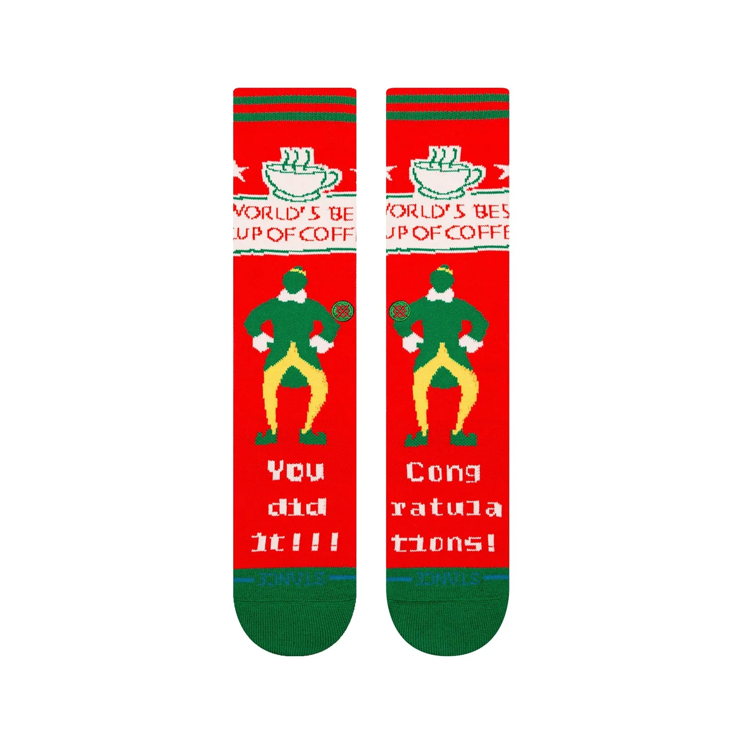 Stance Worlds Best sok rød jul bomuld