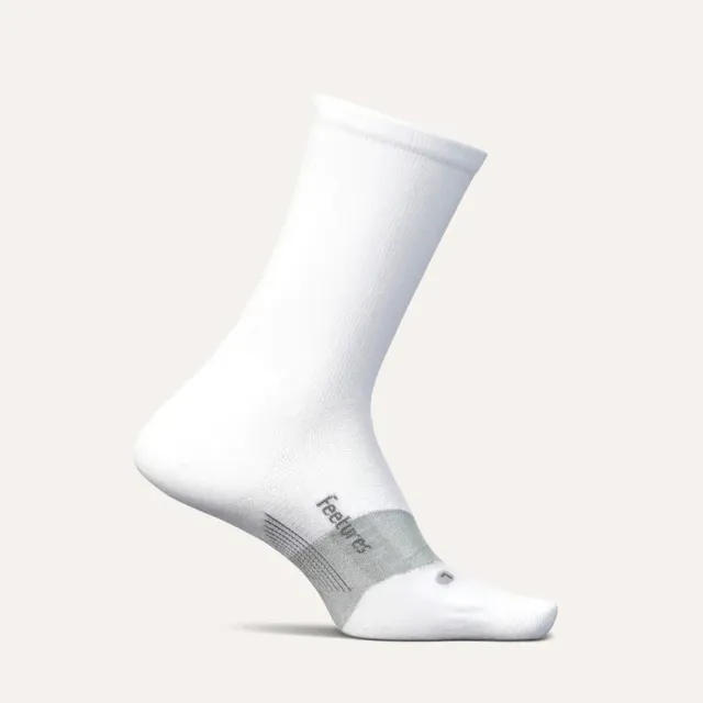 Feetures Elite Ultra Light Mini Crew strømper hvid ultralet
