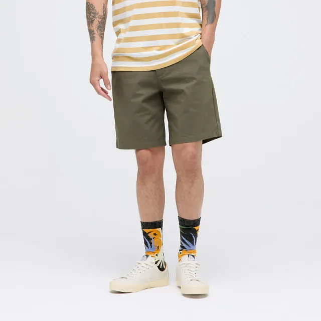 Stance Compound Chino shorts oliven – strækbar pasform