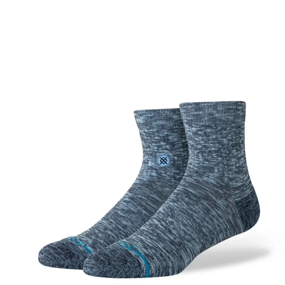 Stance Slub Quarter Strømper Navy bomuld