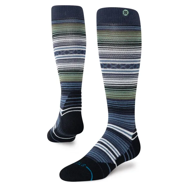 Stance Curren Mid Wool skistrømper navy – uld