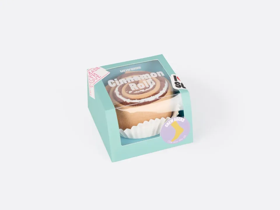 Eat My Socks Cinnamon Roll sokker kanelsnegl
