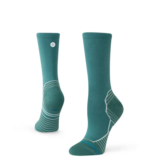 Stance Varied Light Crew løbestrømper Teal dame let