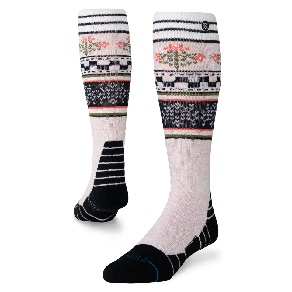 Stance Winter Bloom skisokker OTC lilla åndbar