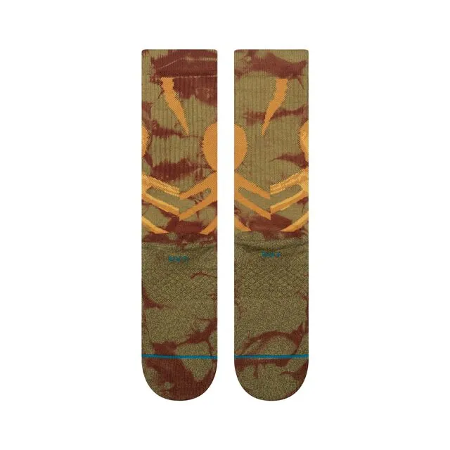 Stance Face Hugger crew strømper brun Alien