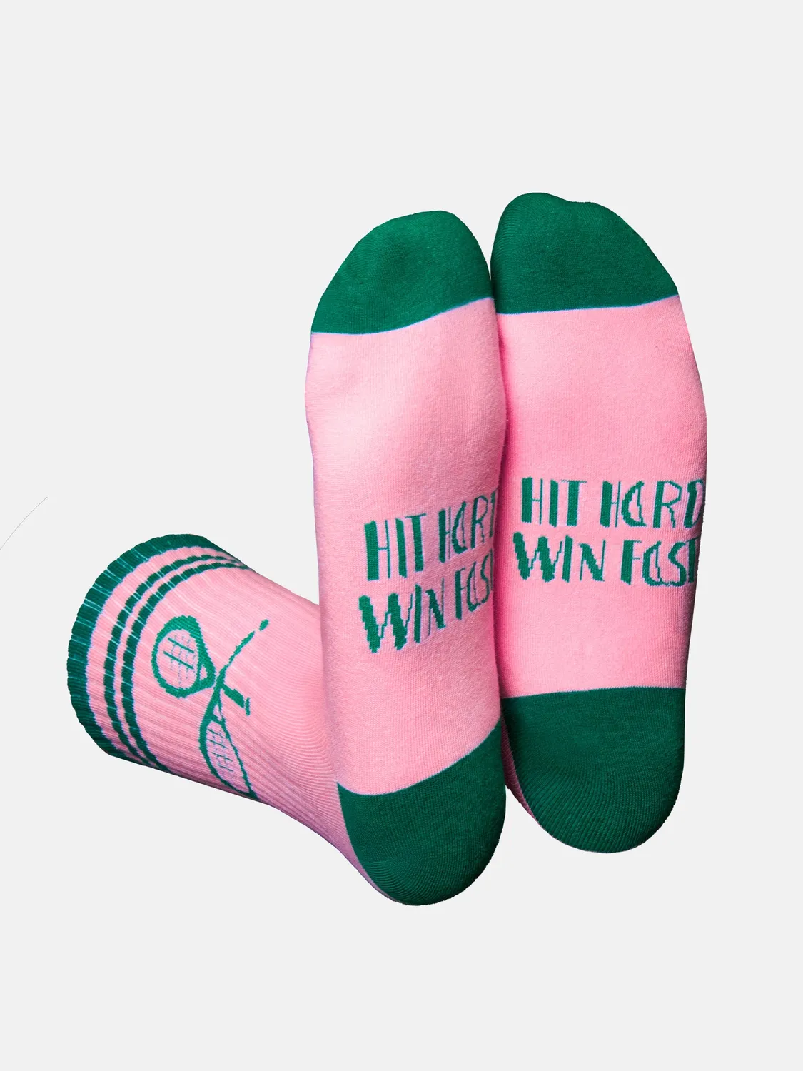 Eat My Socks Tennis strømper flat-pack tennismotiv
