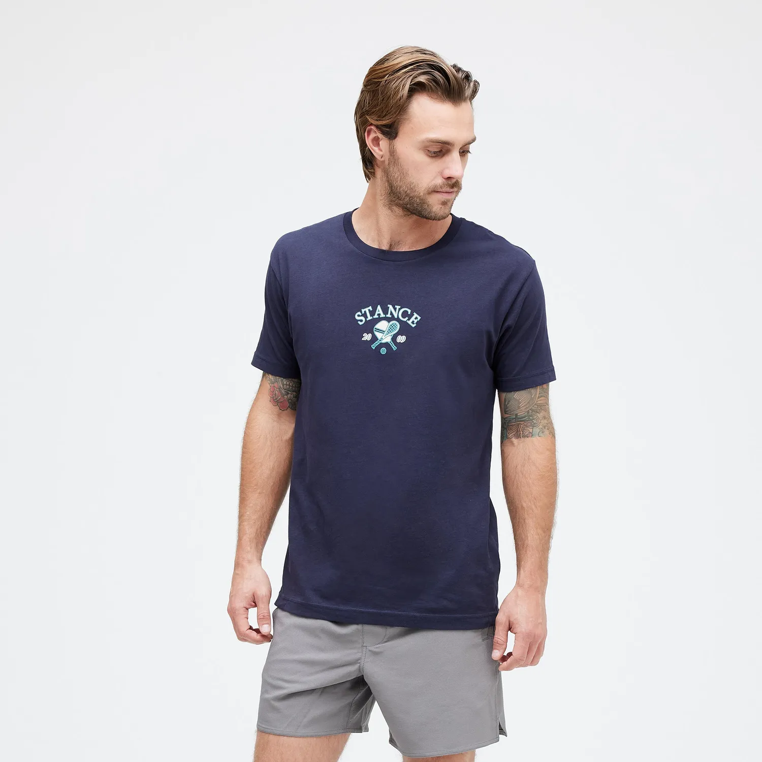 Stance Pickled T-shirt navy M mellemvægt bomuld