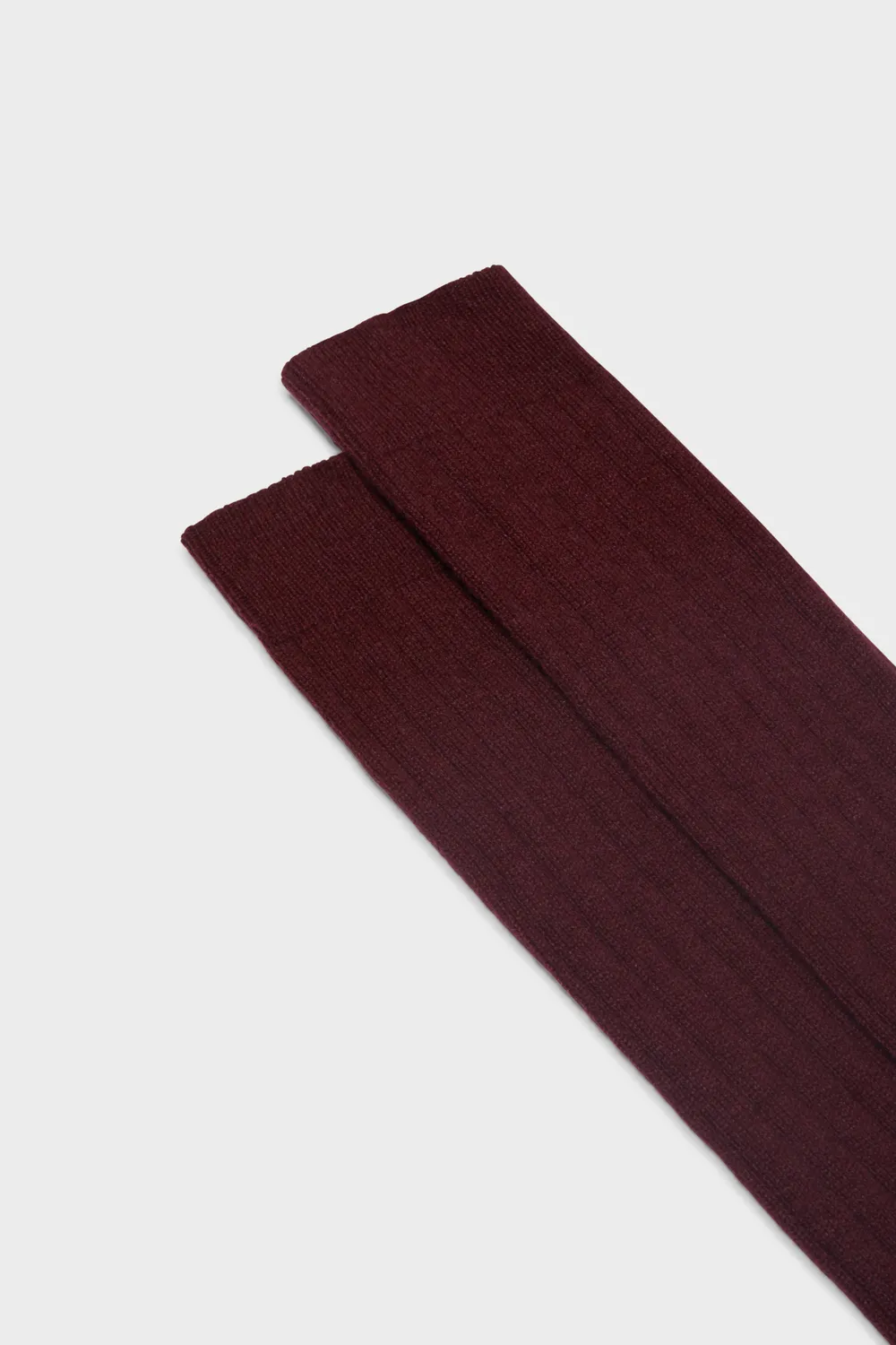 Bresciani Campidoglio cashmerestrømper bordeaux