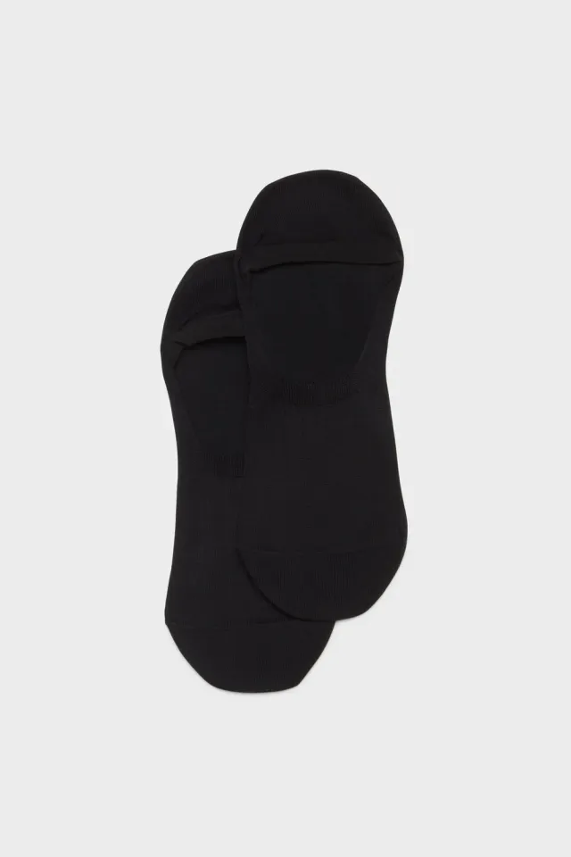 Bresciani Essentials Tania sneakersokker sort bomuld