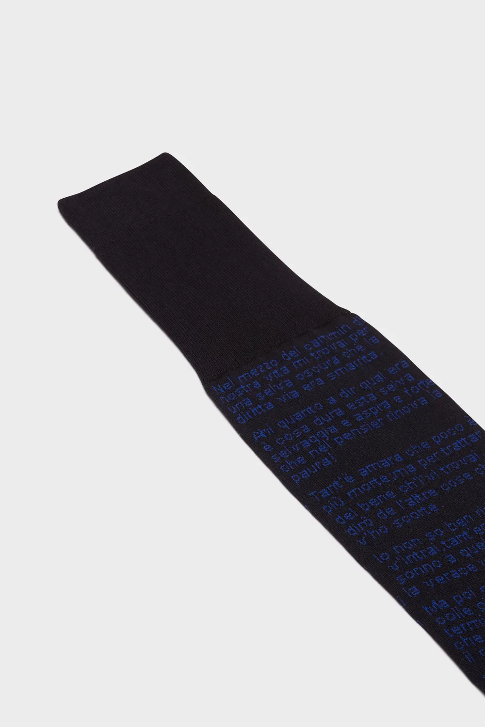 Bresciani Icon Art Divina Commedia strømper navy bomuld