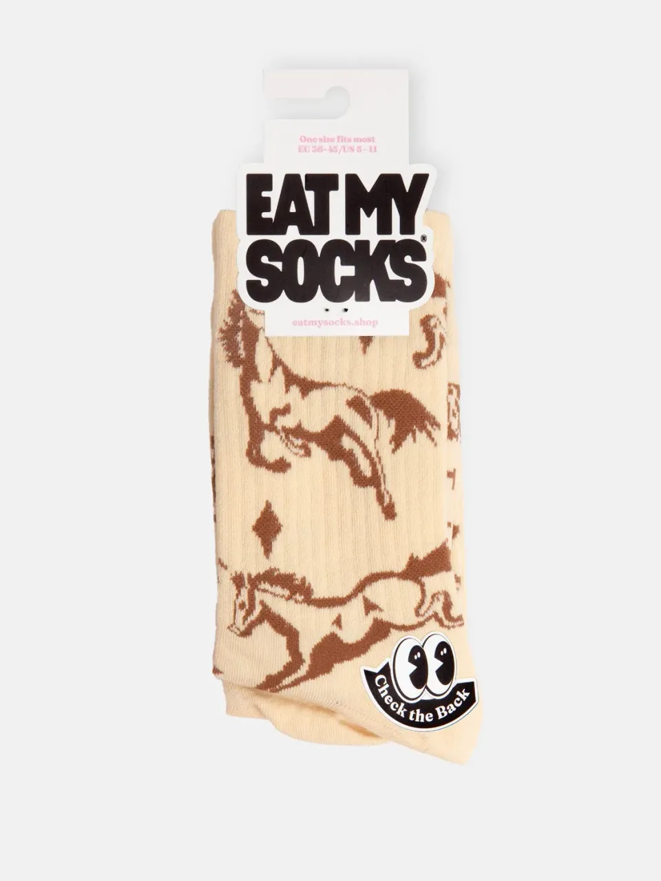 Eat My Socks Wild Horse sokker flat-pack vild stil